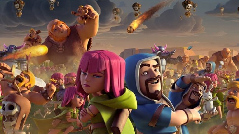 How is the production of Clash of Clans calculated?
